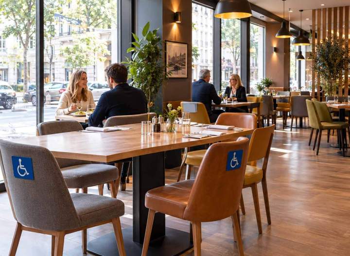Restaurant accessible PMR Agen